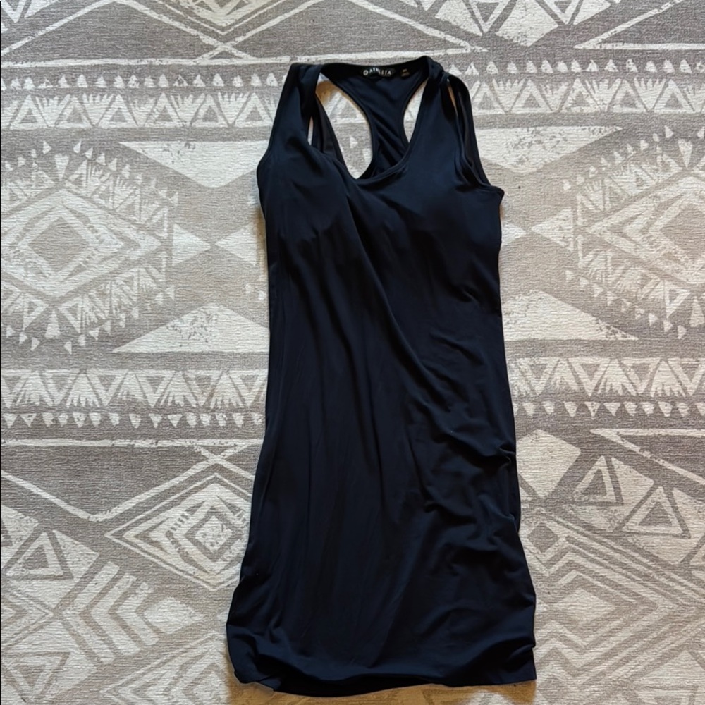 Athleta Black Dress with built in bra
